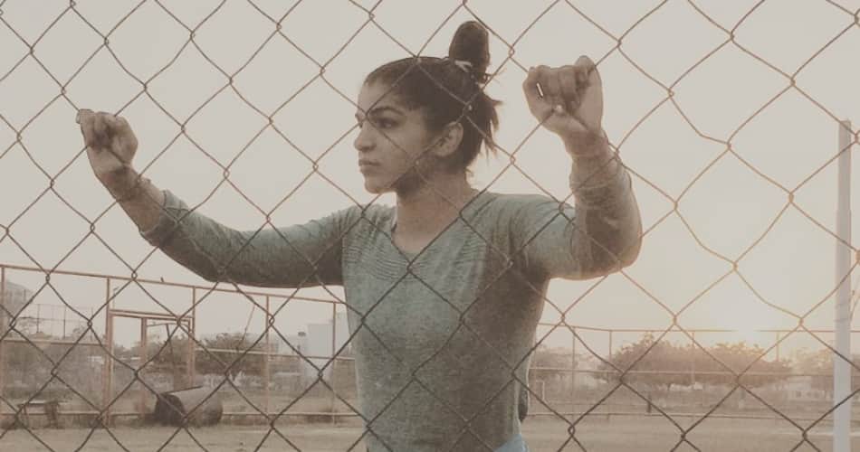 wrestler sakshi malik workout in zym after taking padam shri award from president