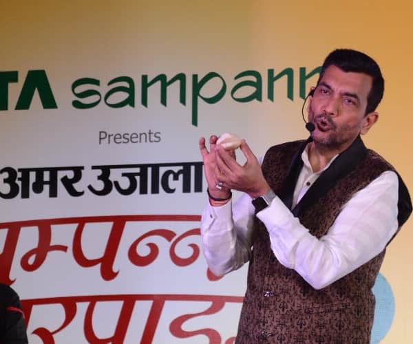 cooking show with sanjeev kapoor in Lucknow.