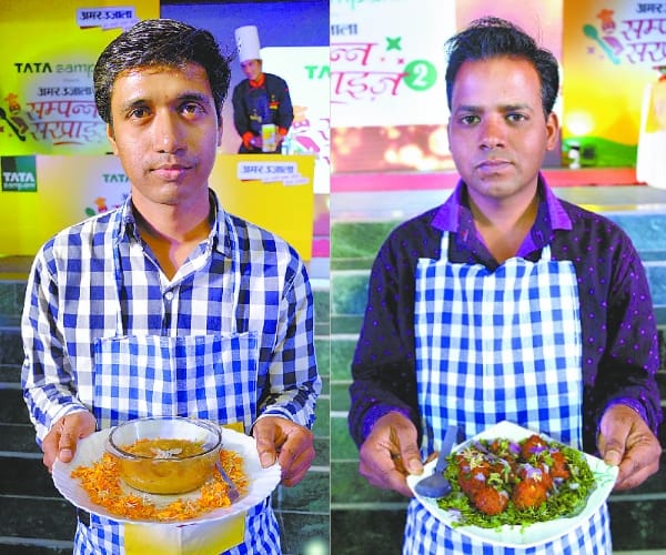 cooking show with sanjeev kapoor in Lucknow.