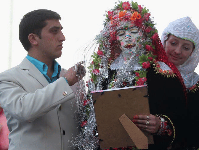 Amazing pictures of bride in Bulgaria. 