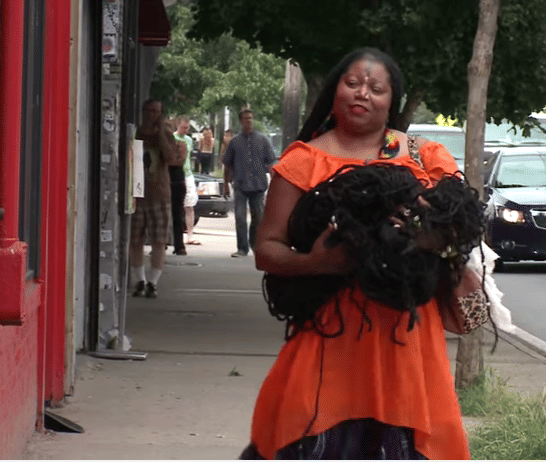 World's Longest hair women Aasha mandela,
