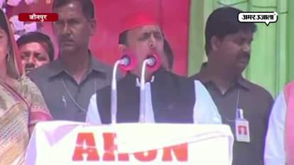 Akhilesh Yadav targets PM Modi on foreign tours in Jaunpur