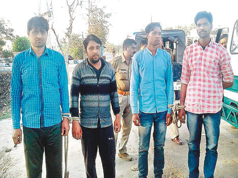 Four of the accused were arrested in the murder of a car driver