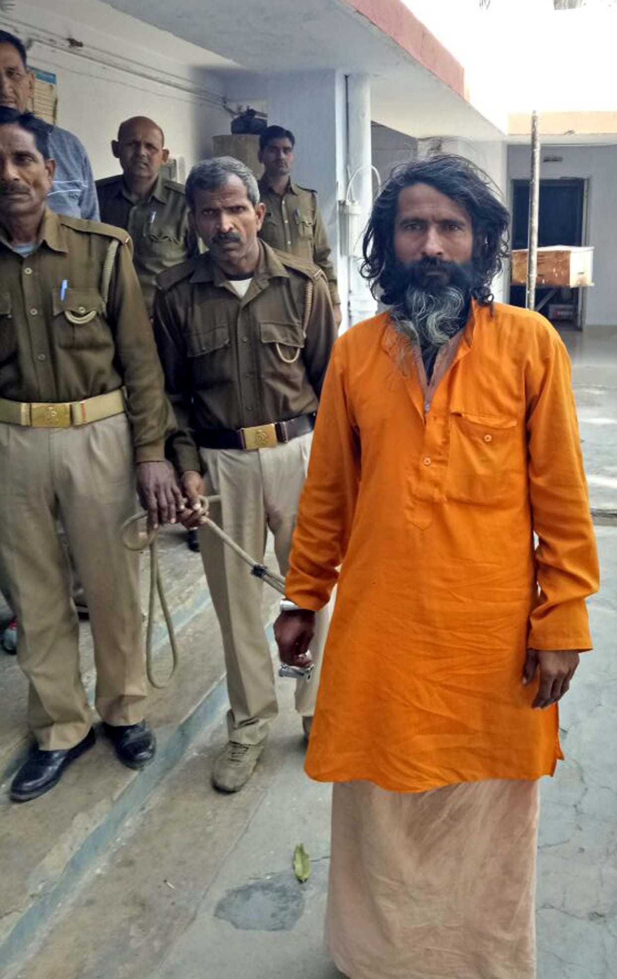 In the guise of a monk murder, arrested