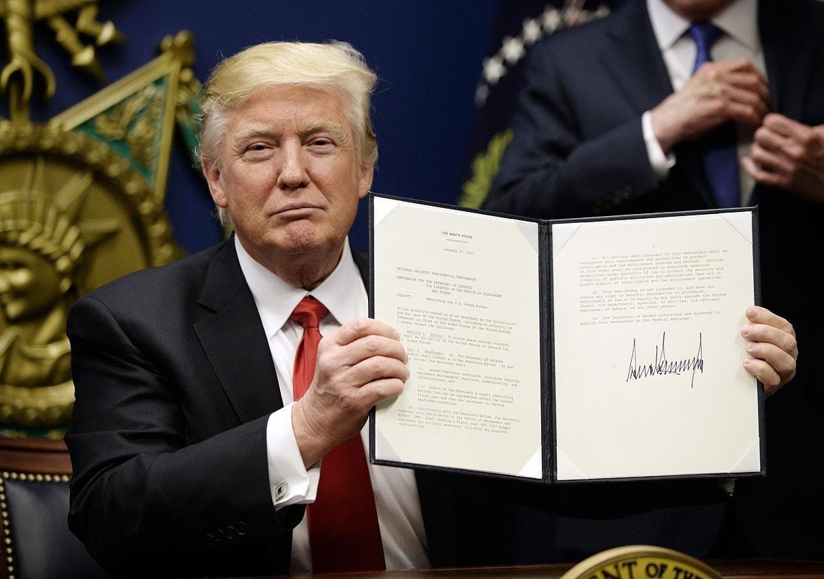 trumps 100 bumpy days