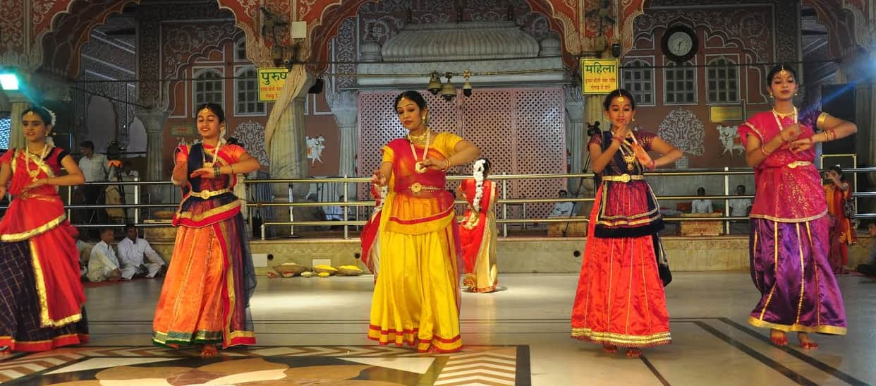 religious fag programme in govinddev temple