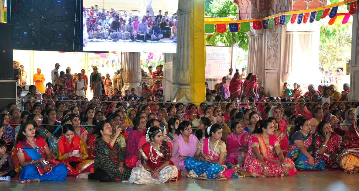 religious fag programme in govinddev temple