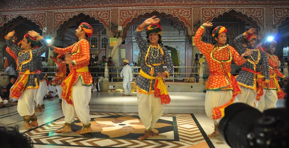 religious fag programme in govinddev temple