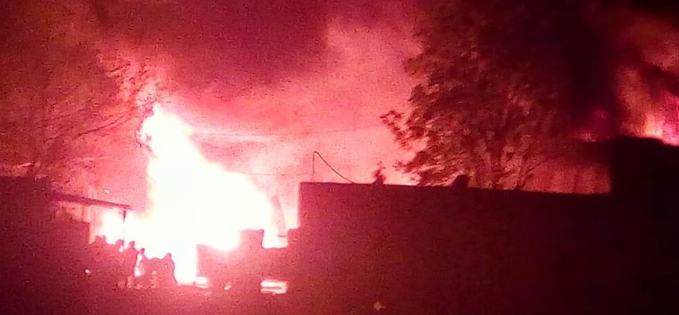 50 thousand cash ashes from fire in two houses