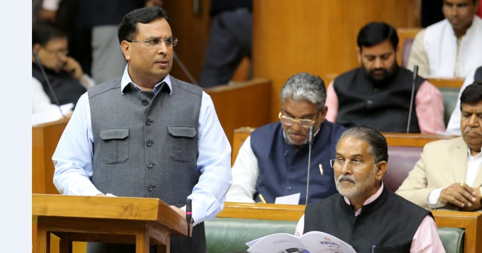 finance budget 2017 presented by captain abhimanyu in haryana assembly
