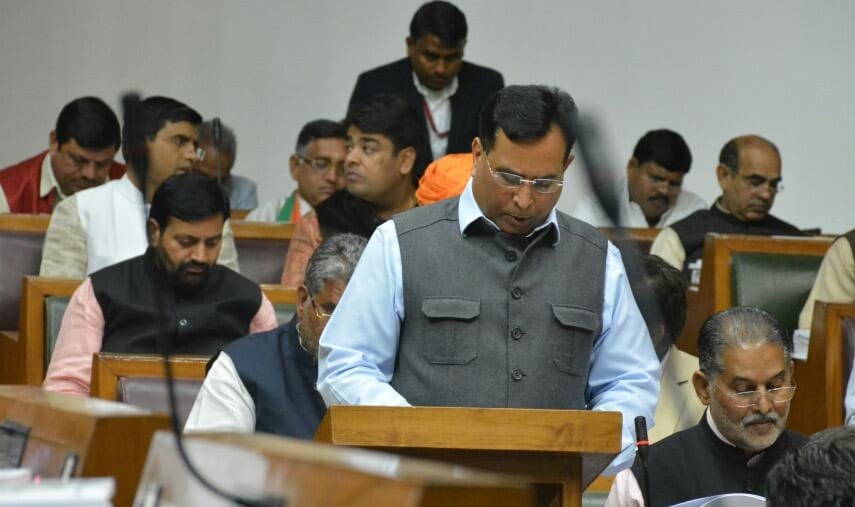 finance budget 2017 presented by captain abhimanyu in haryana assembly session