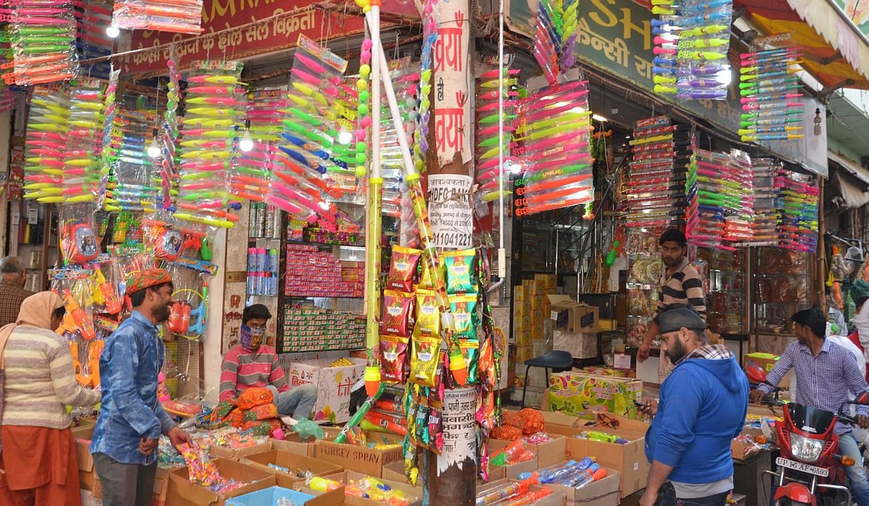 Holi preparations start.