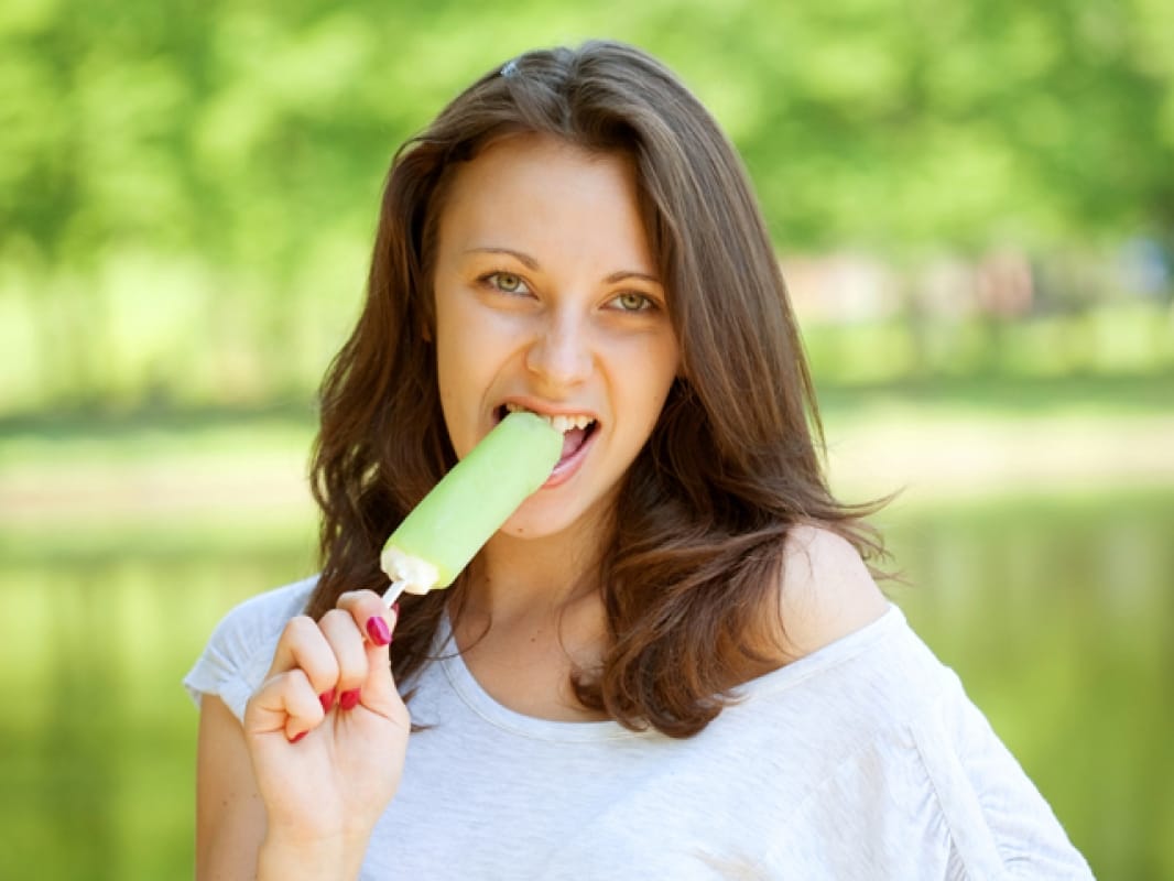  avoid icecream avoid acne in the summer