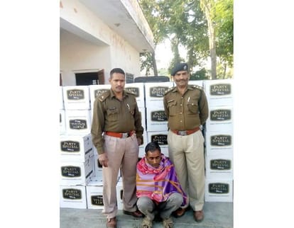 Wooden cabin in trucks making illegal liquor was being smuggled, went caught million worth of wine