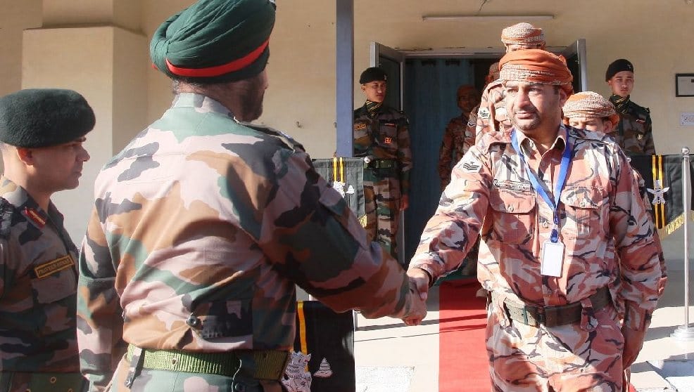 Indian Army and Oman Army Joint Military Exercises at Himachal.