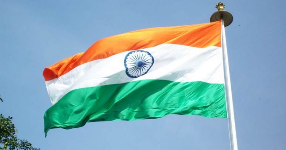 jammu and kashmir shiv sena unit hoist national flag at lal chowk srinagar