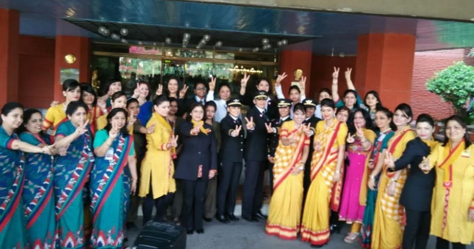 Women's Day Vistara Special Flight, Only women passengers