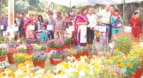 flower axibition in meerut cant