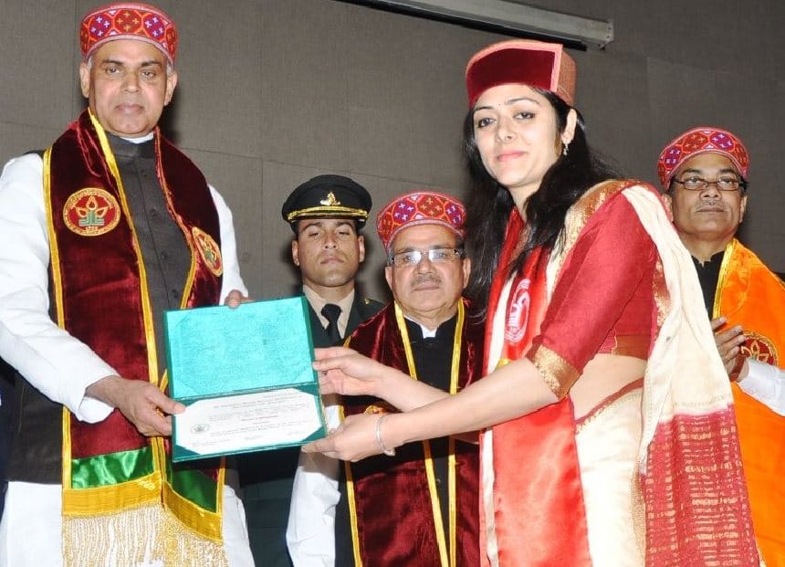 850 Students Honoured With Degrees at Nauni University Convocation.
