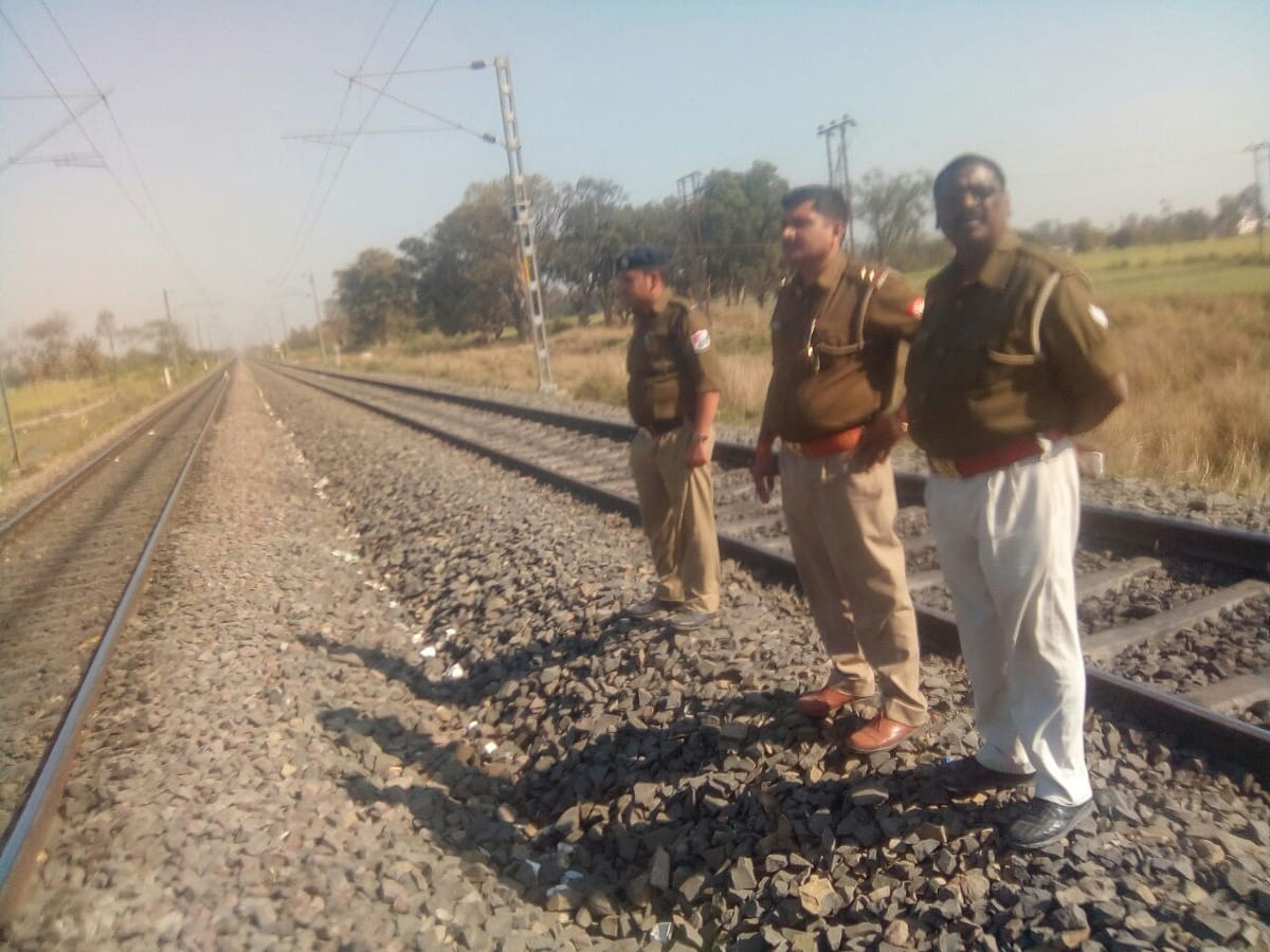 Two lives were ended on rail track