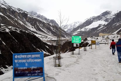devotee can note see snow on char dham yatra route