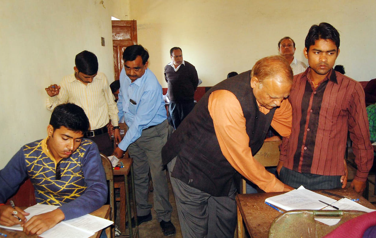 The mobile team raided the university exam centers