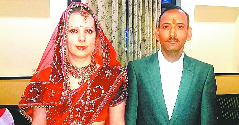 unique wedding of swedish girl with haryana boy dharam parkash, amazing love story
