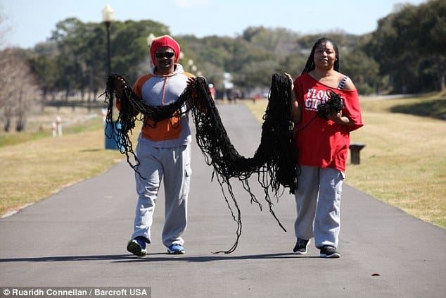 World's Longest hair women Aasha mandela,