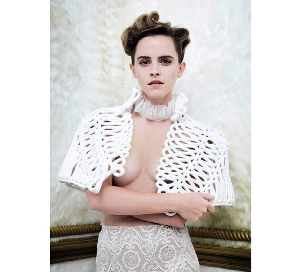 Emma Watson responds to Vanity Fair topless photo controversy