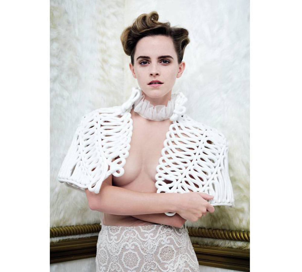 Emma Watson responds to Vanity Fair topless photo controversy