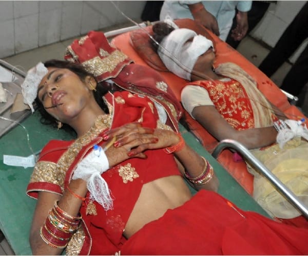  one died and many injured in an accident in barabanki.
