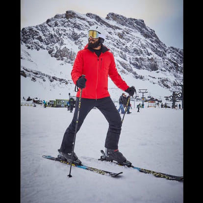 Ranveer Singh Plays Cricket On Snow Clad Mountains In Switzerland