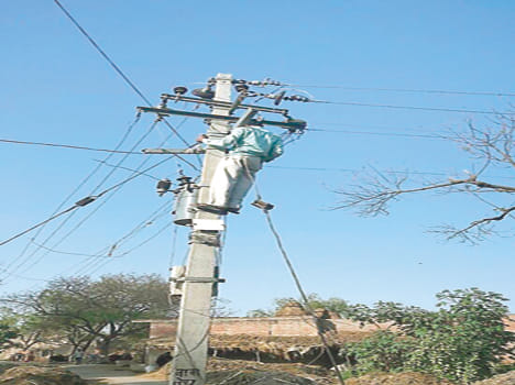 two villages cut off electricity