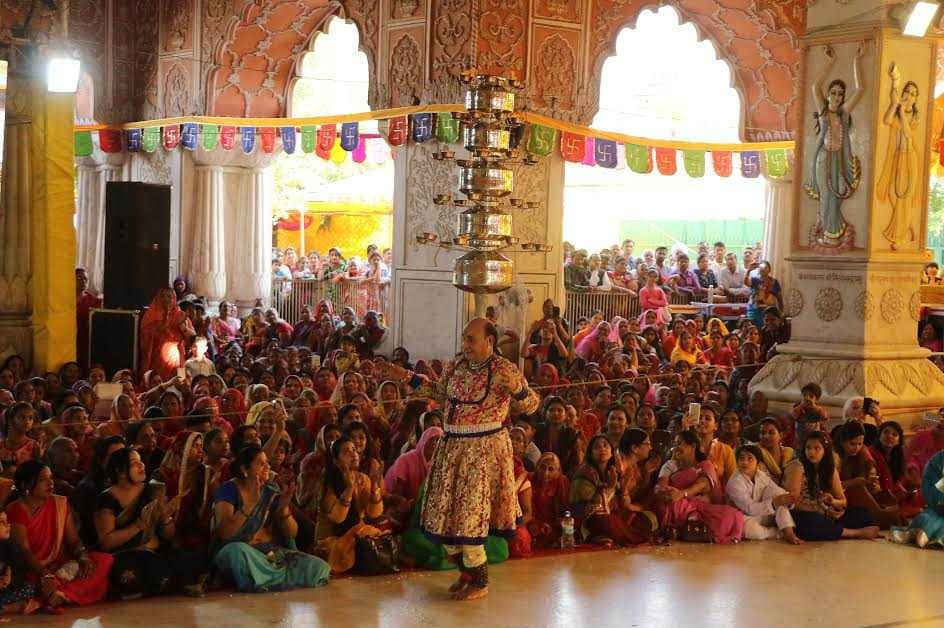 religious fag programme in govind dev temple