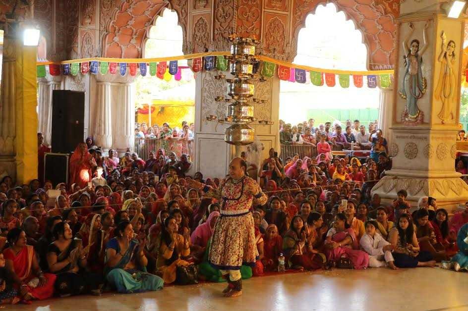 religious fag programme in govind dev temple