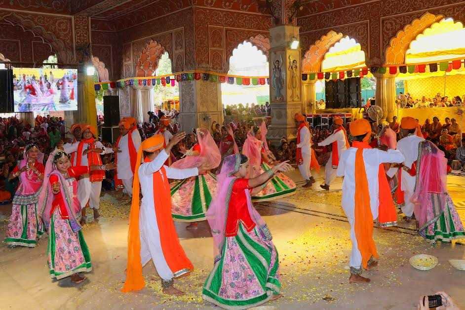 religious fag programme in govind dev temple
