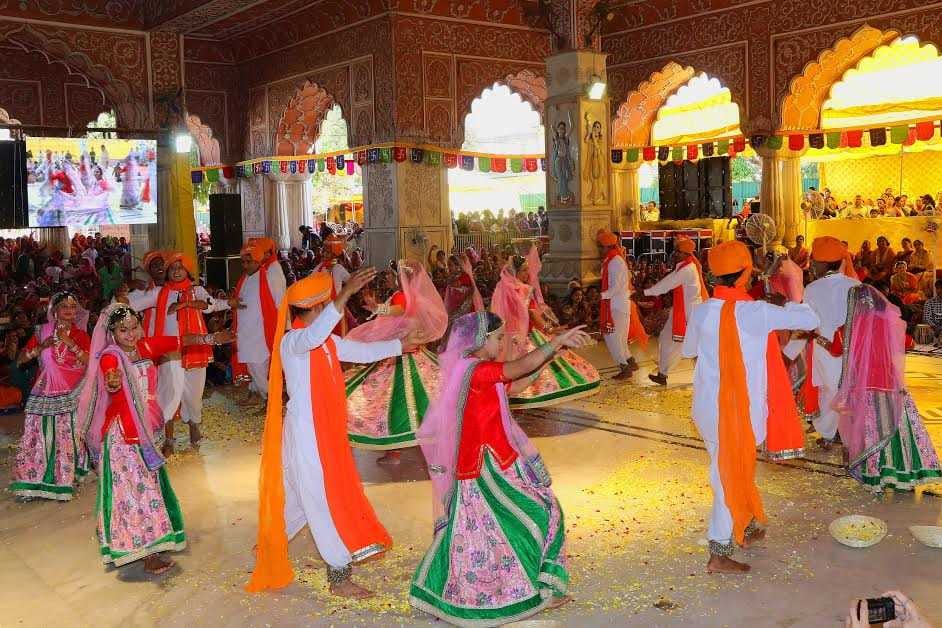 religious fag programme in govind dev temple