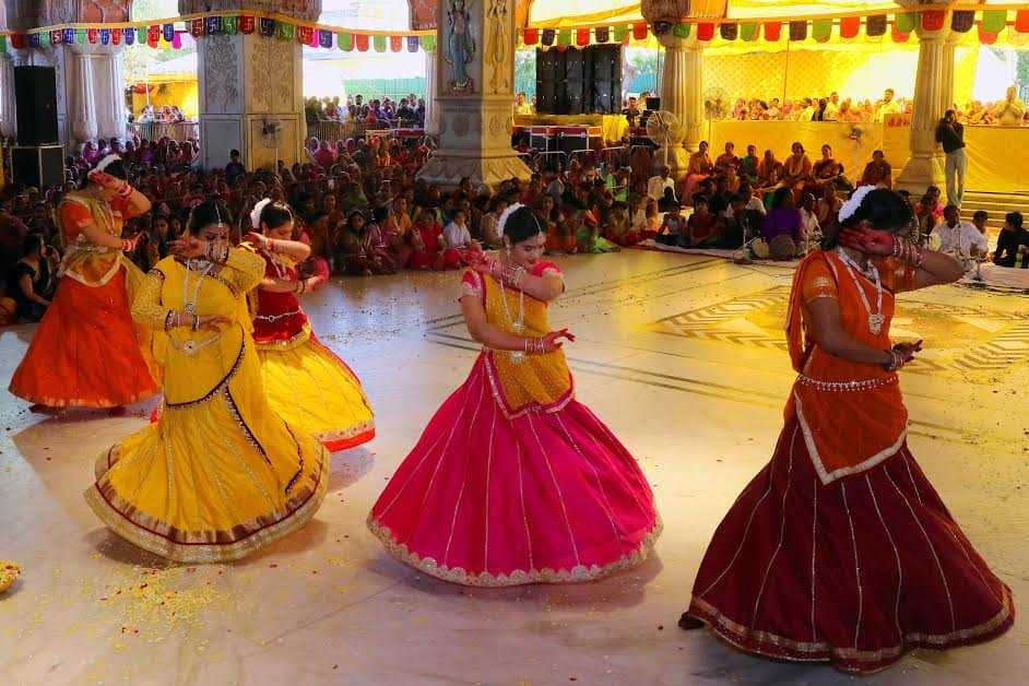 religious fag programme in govind dev temple