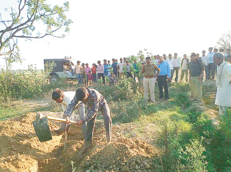 Four months after the murder investigation bodies pulled from the grave