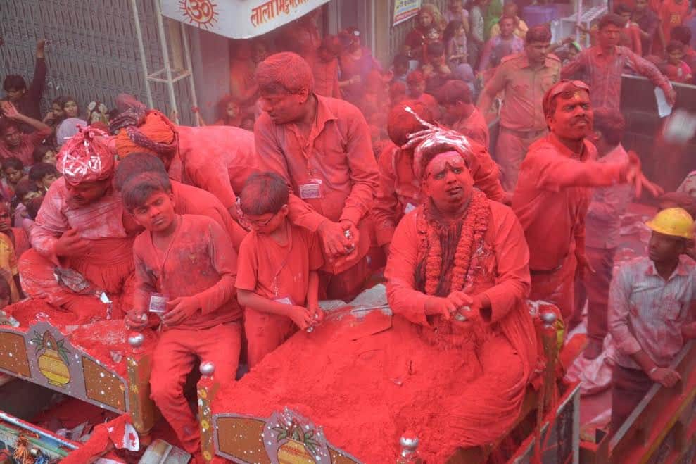 Here people are curious to paint in the color of Holi