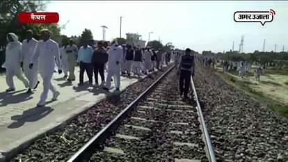 Farmers protest in Kaithal
