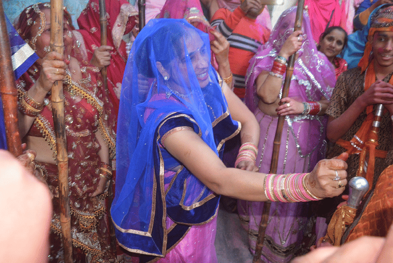 Lathmar Holi: pictures show incredible festival of colour in Barsana UP