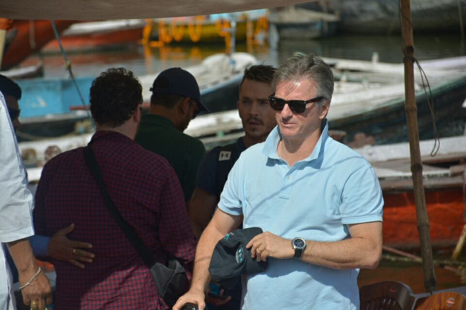 Australia ex captain Steve Baugh reached varanasi for  Submerging the remains after a funeral