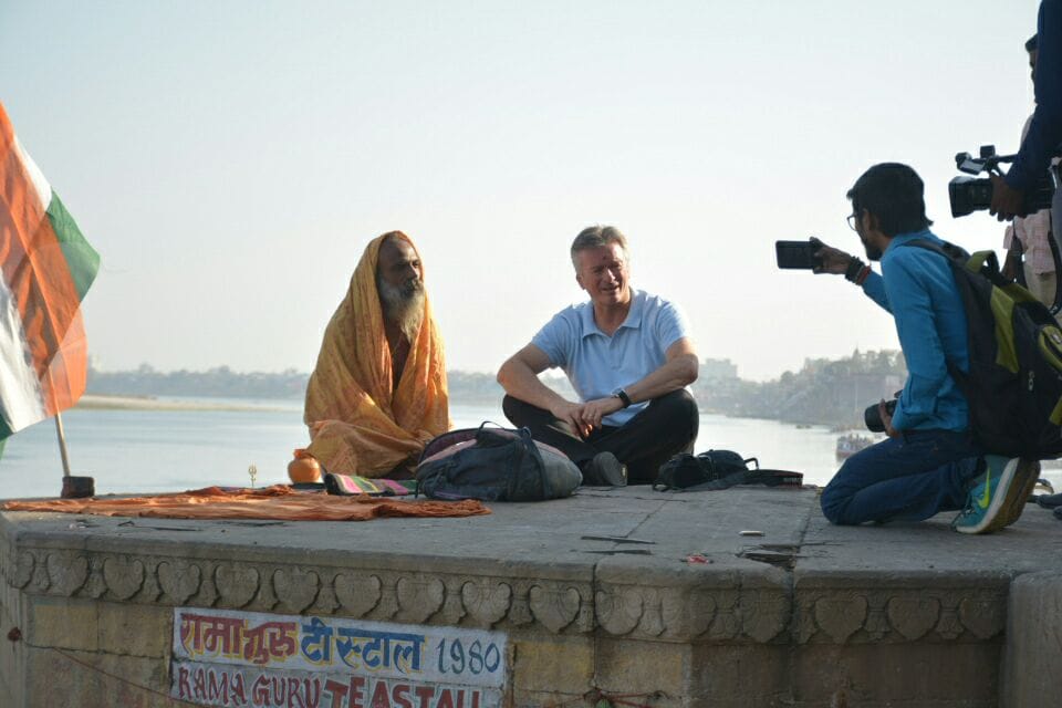 Australia ex captain Steve Baugh reached varanasi for  Submerging the remains after a funeral