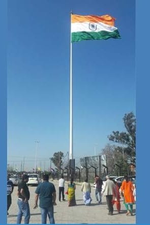 Pakistan afraid india's tallest flag on Attari border