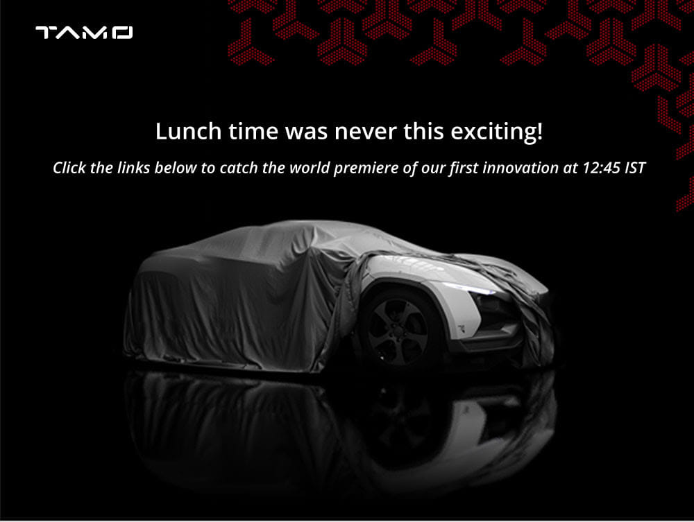 TAMO Teases its all new super car before unveiling ceremony in Geneva