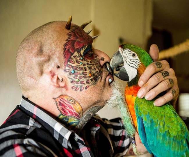 the story of parrot man.