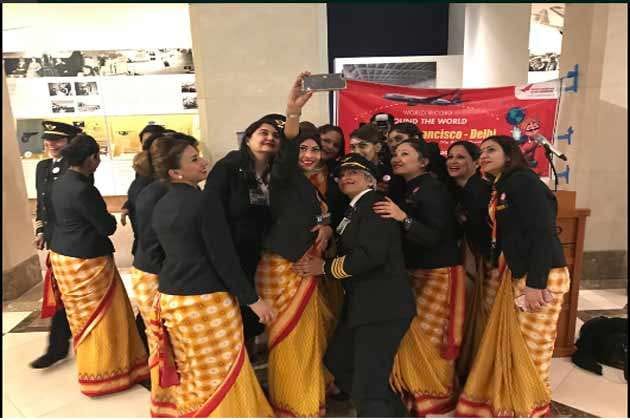 Women's Day Vistara Special Flight, Only women passengers and crew