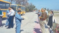 school buses, action, panelty, kaithal