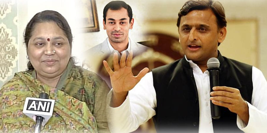 akhilesh replies to mother sadhna it's late now